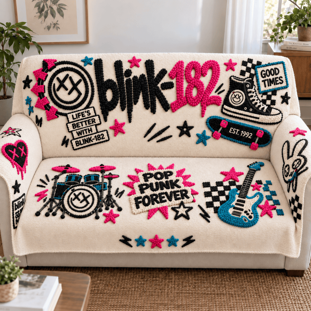 BLIK Tufted Sofa Cover & Pillow Set NTKO
