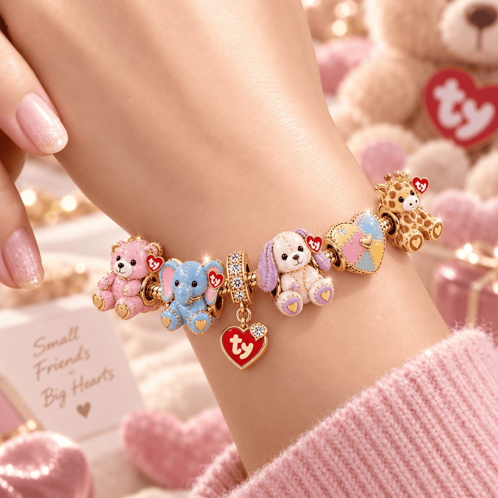 BBIS Gold Charm Bracelet Set VTH