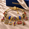 DVB Gold Charm Bracelet Set NHVH