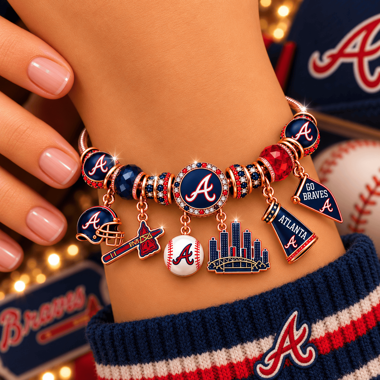 ALB Gold Charm Bracelet Set PNPA